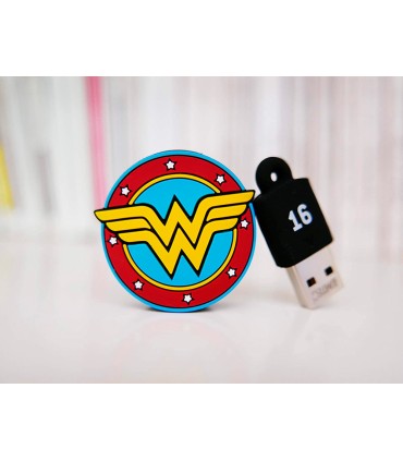 Memoria usb emtec flash 16 gb usb 20 collector wonder woman