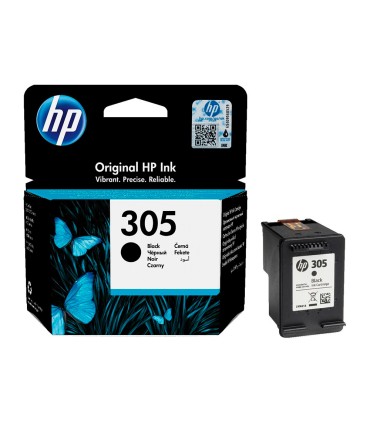 Ink jet hp 305 deskjet 1210 1212 1255 2732 2752 4155 4158 envy 6020 6052 6055 6420 negro 120