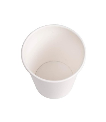 Vaso de carton biodegradable blanco 360 cc paquete de 40 unidades