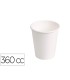 Vaso de carton biodegradable blanco 360 cc paquete de 40 unidades