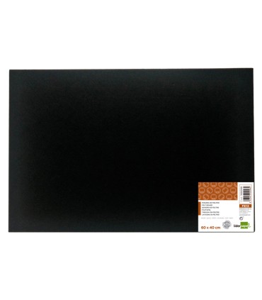 Tablero de anuncios liderpapel fieltro color negro 40x60 cm