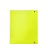 Carpeta liderpapel 4 anillas mixtas 40 mm polipropileno din a4 amarillo fluor opaco