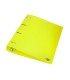 Carpeta liderpapel 4 anillas mixtas 40 mm polipropileno din a4 amarillo fluor opaco