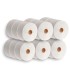 Papel higienico dahi jumbo 2 capas celulosa blanca 140 mt mandril 45 mm pack de 18 rollos