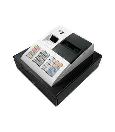 Registradora ecr sampos er 057 s blanca 14 departamentos display vfd antireflejos conforme