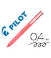 Boligrafo pilot super grip g 4 colores retractil sujecion de caucho tinta base de aceite cuerpo color rosa