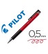 Boligrafo pilot synergy point retractil sujecion de caucho tinta gel 05 mm rojo