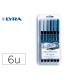 Rotulador lyra aqua brush acuarelable doble punta y pincel tonos grises blister de 6 unidades surtidas