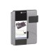 Carpeta portafolios carchivo venture din a5 con cuaderno y soporte smartphone color gris