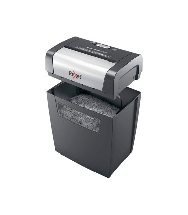 Destructora de documentos rexel momentum x308 capacidad de corte 8 hojas destruye grapas y clips 15 litros