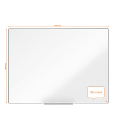 Pizarra blanca nobo nano clean ip pro lacada magnetica 1200x900 mm