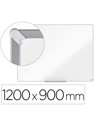 Pizarra blanca nobo nano clean ip pro lacada magnetica 1200x900 mm