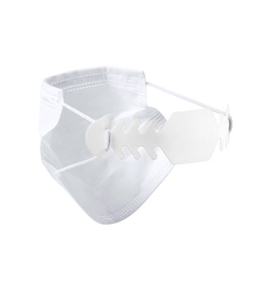 Ajustador salvaorejas mascarilla silicona flexible 3 posiciones ajuste color blanco 194x18 cm