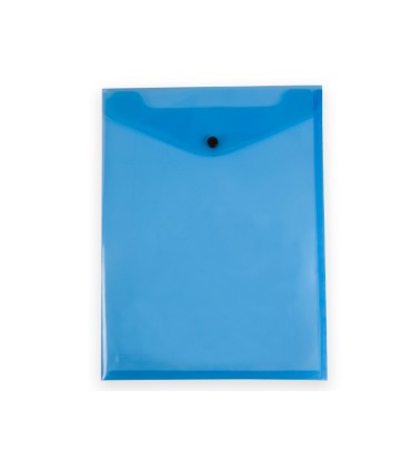 Carpeta liderpapel dossier broche polipropileno din a4 formato vertical con fuelle azul translucido