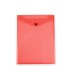 Carpeta liderpapel dossier broche polipropileno din a4 formato vertical con fuelle rojo translucido