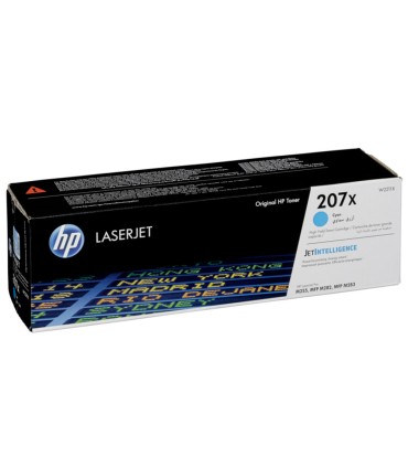 Toner hp 207x color laserjet pro m282nw m283fdn m283fdw cian 2450 paginas