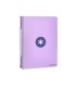 Cuaderno espiral liderpapel a4 antartik tapa dura 80h 90gr cuadro 4mm con margen color lavanda