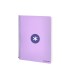 Cuaderno espiral liderpapel a4 antartik tapa dura 80h 90gr cuadro 4mm con margen color lavanda