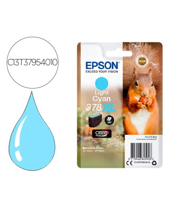 Ink jet epson 378 xl expression home xp 8605 8606 xp 15000 xp 8500 8505 cian claro 830 pag