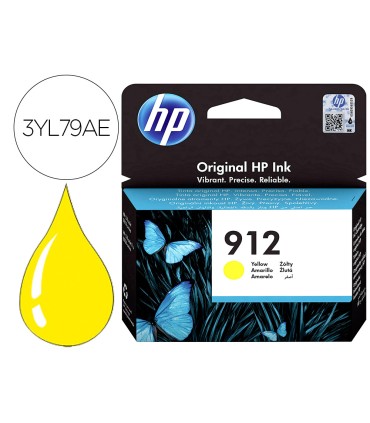 Ink jet hp 912 officejet 8010 8020 8035 amarillo 315 pag