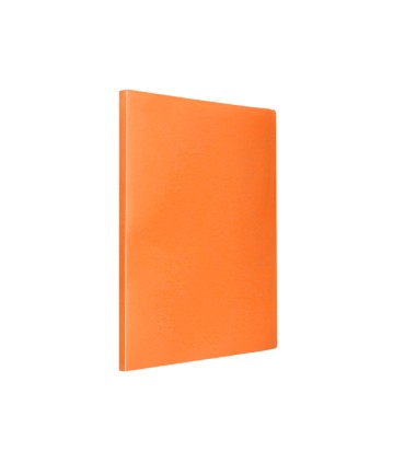 Carpeta liderpapel escaparate 80 fundas polipropileno din a4 naranja fluor opaco