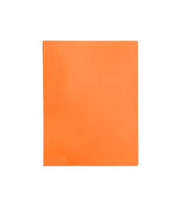 Carpeta liderpapel escaparate 80 fundas polipropileno din a4 naranja fluor opaco