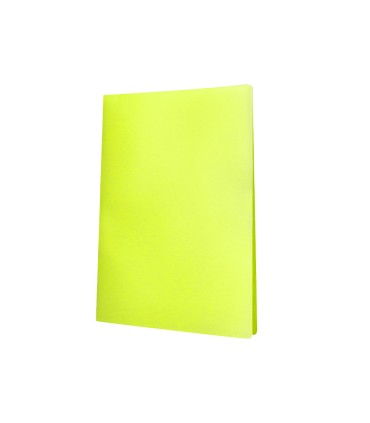 Carpeta liderpapel escaparate 80 fundas polipropileno din a4 amarillo fluor opaco