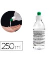 Gel hidroalcoholico higienizante para manos limpiay desinfecta sin necesidad de aclarado bote de 250 ml