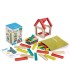 Juego didactico miniland construccion eco beams building 32 piezas