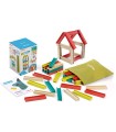 Juego didactico miniland construccion eco beams building 32 piezas