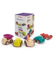 Juego miniland set de 5 minimobiles fabricados en material eco friendly 150x210x150 mm