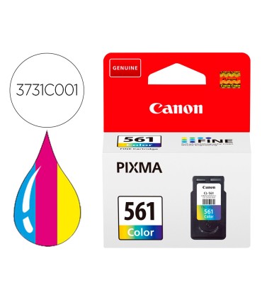 Ink jet canon 561 pixma ts5350 ts5351 ts5352 ts5353 180 pack amarillo cian magenta 180 paginas