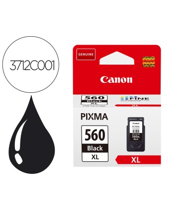 Ink jet canon 560 xl pixma ts5350 ts5351 ts5352 ts5353 negro 4000 paginas