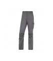 Pantalon de trabajo deltaplus cintura elastica 5 bolsillos color gris / negro talla xs