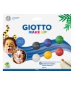 Set giotto make up pintura facial 6 botes 5 ml colores clasicos