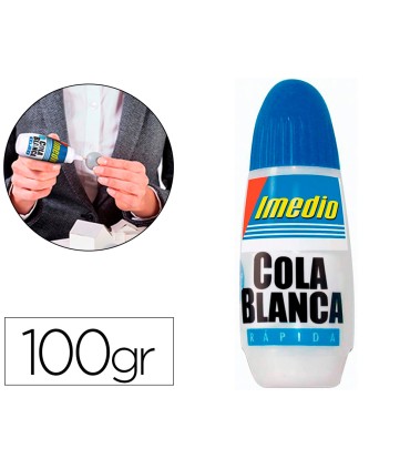 Pegamento cola blanca imedio bote de 100 gr