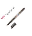 Rotulador tombow fudenosuke tinta base de agua punta pincel blanda negro