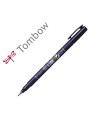 Rotulador tombow fudenosuke tinta base de agua punta pincel dura negro