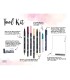 Set watercoloring tombow set floral 9 piezas