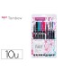 Set caligrafia tombow lettering advance 10 piezas