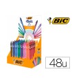 Boligrafo bic gelocity quickdry expositor de 48 unidades