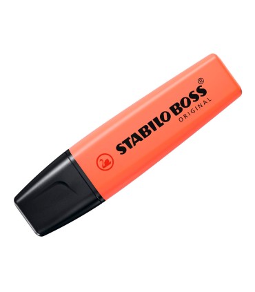 Rotulador stabilo boss fluorescente 70 pastel coral meloso