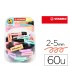 Rotulador stabilo boss fluorescente 70 pastel expositor bombonera de 60 unidades colores surtidos