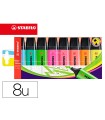 Rotulador stabilo boss fluorescente 70 estuche de 8 unidades colores surtidos