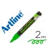 Rotulador artline pizarra epd 4 color verde fluorescente opaque ink board punta redonda 2 mm