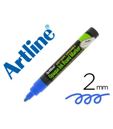 Rotulador artline pizarra epd 4 color azul opaque ink board punta redonda 2 mm