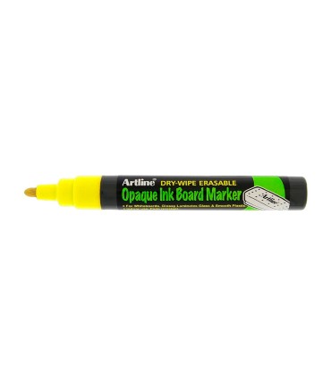 Rotulador artline pizarra epd 4 color amarillo fluorescente opaque ink board punta redonda 2 mm