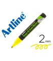 Rotulador artline pizarra epd-4 color amarillo fluorescente opaque ink board punta redonda 2 mm