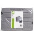 Funda para portatil q connect 156 con asas retractiles cremallera 3 bolsillos exteriores gris