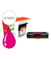 Toner compatible q-connect canon lbp611m i-sensys lbp610 magenta alto rendimiento 2200 paginas